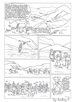 Qalo et Lolotte en Mongolie, la bande dessinée